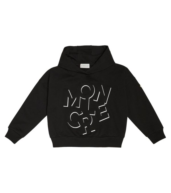 Cotton logo hoodie