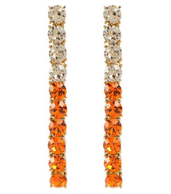 Crystal-embellished earrings