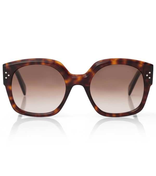 D-frame acetate sunglasses