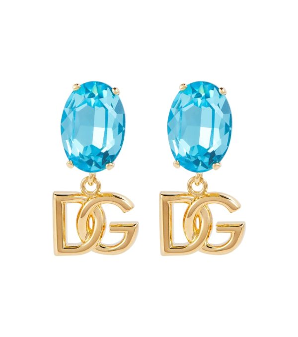 DG embellished clip-on earrings