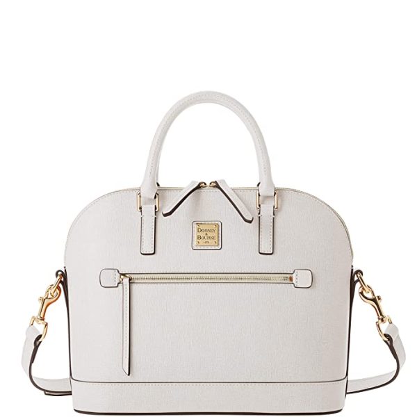 Dooney & Bourke Saffiano Domed Zip Satchel