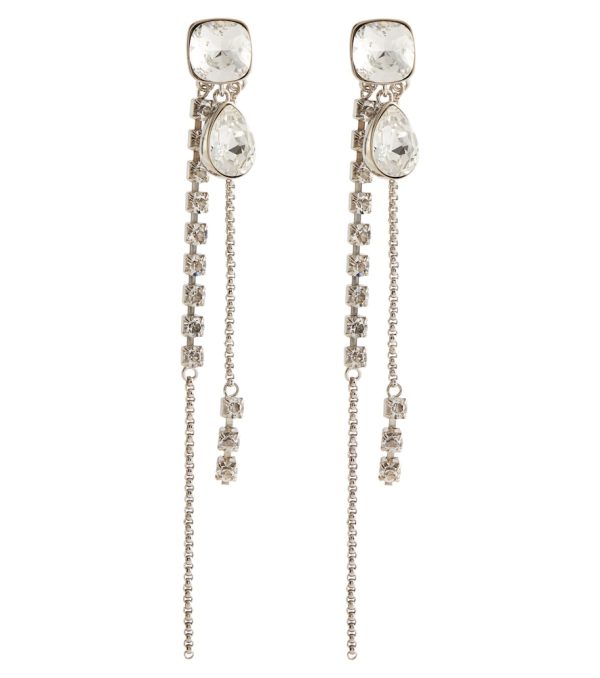 Embellished drop earrings