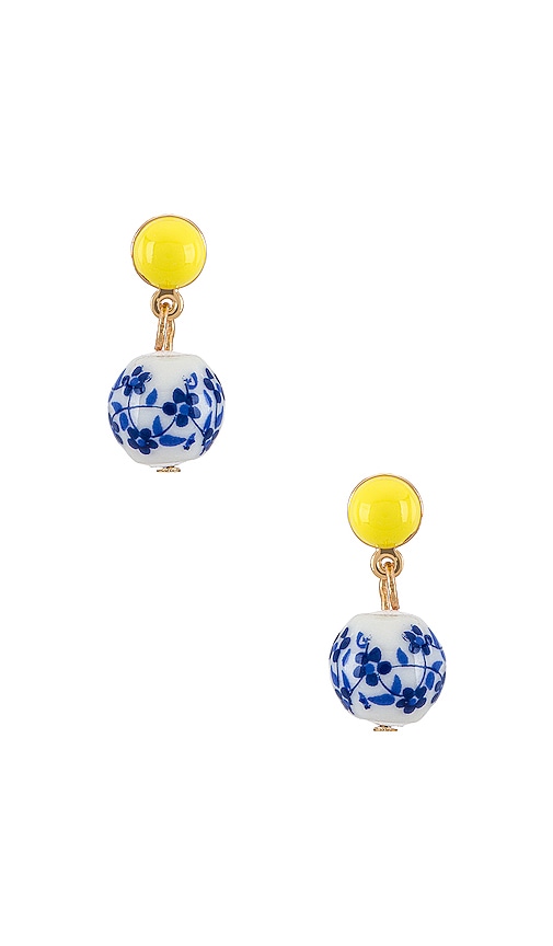 Ettika Drop Earring in Blue.