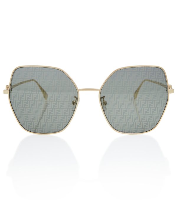 Fendi Baguette oversized sunglasses