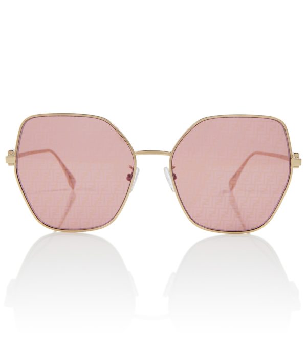 Fendi Baguette oversized sunglasses