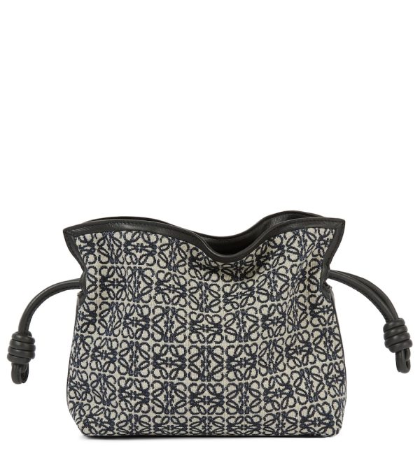 Flamenco Mini jacquard canvas clutch