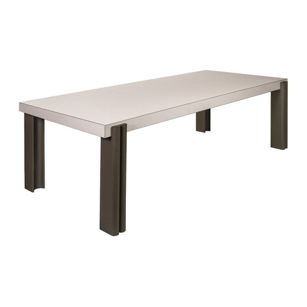 Giobagnara - Alfabeta Dining Table - Stone G83/Brown G09