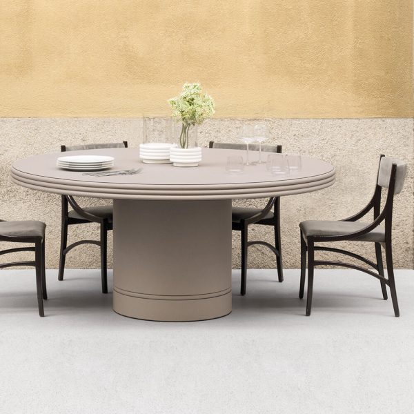 Giobagnara - Scala Round Dining Table - Stone G83 - Large