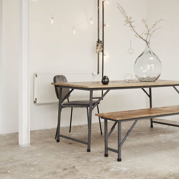 House Doctor - Party Dining Table - Natural/Black