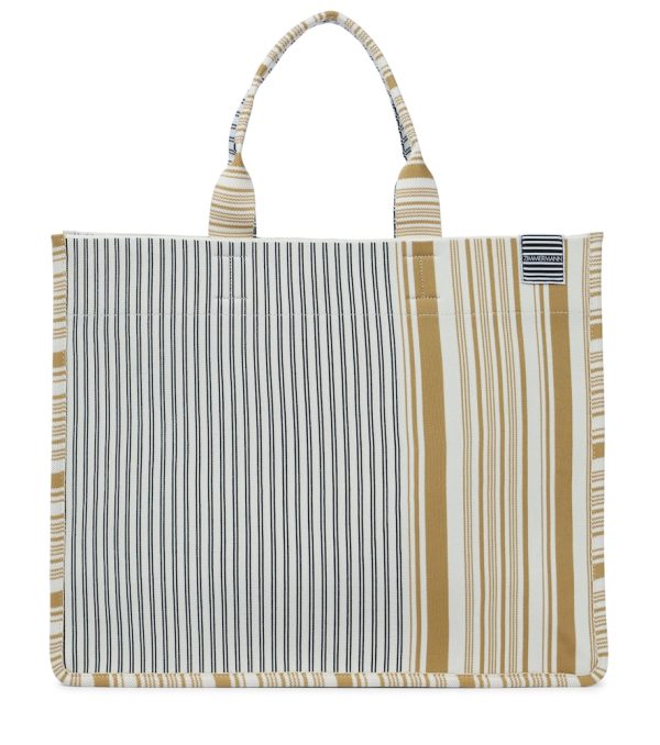 Jacquard Stripe tote