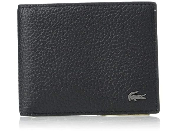 Lacoste Mens Leather Billfold Wallet