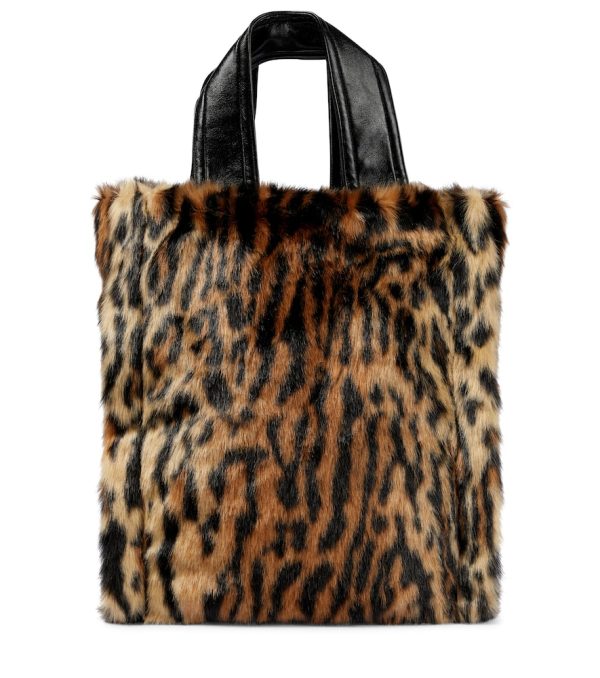 Leia faux fur tote