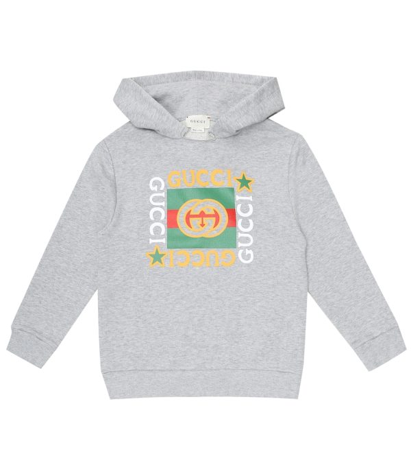 Logo cotton hoodie