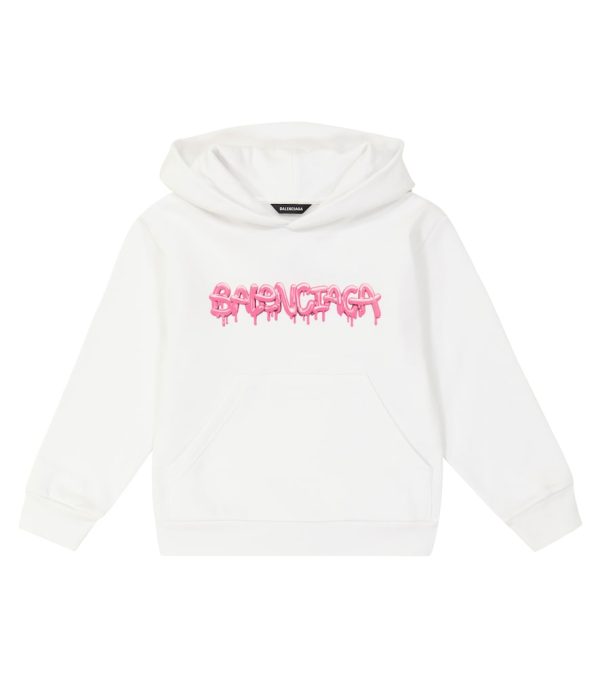 Logo cotton hoodie