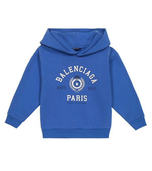 Logo cotton hoodie