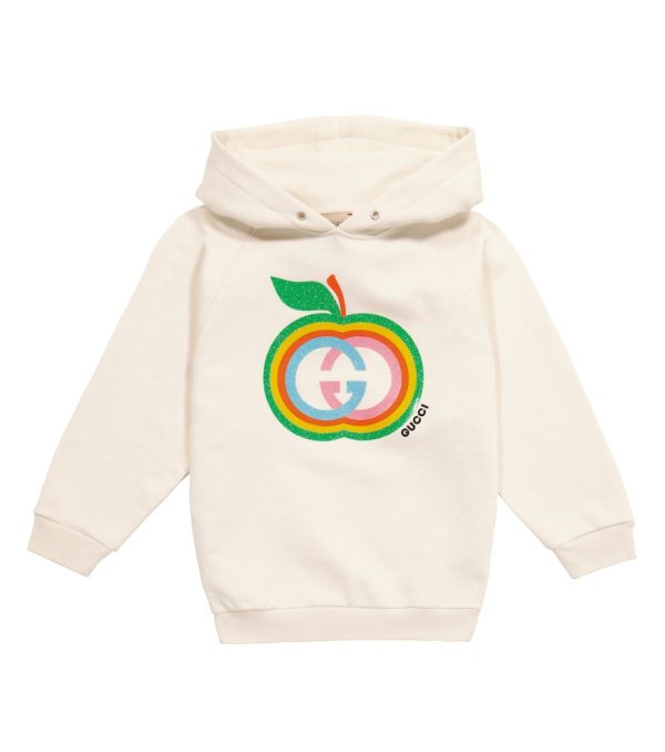 Logo cotton hoodie