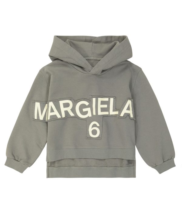 Logo cotton hoodie