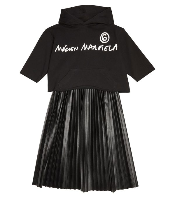 Logo hoodie dress