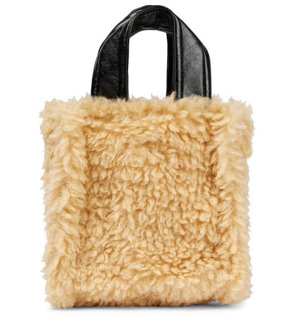 Lucille faux fur tote