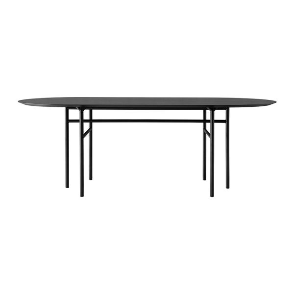 MENU - Snaregade Oval Dining Table - Black