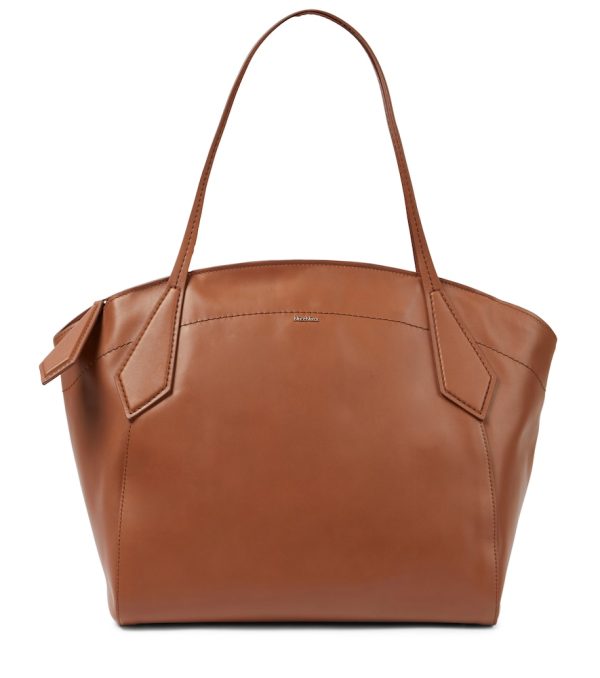 Maxima leather tote