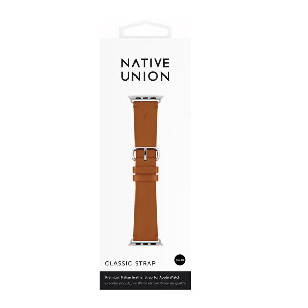 Native Union - Apple Watch Leather Strap - Brown - 40mm