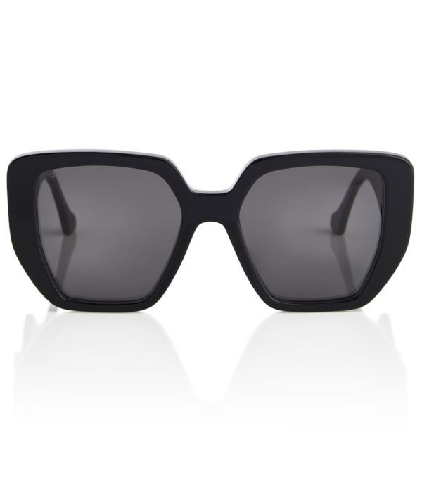 Oversized acetate sunglasses