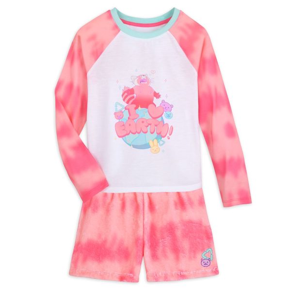 Panda Mei Short Pajama Set for Girls Turning Red Official shopDisney