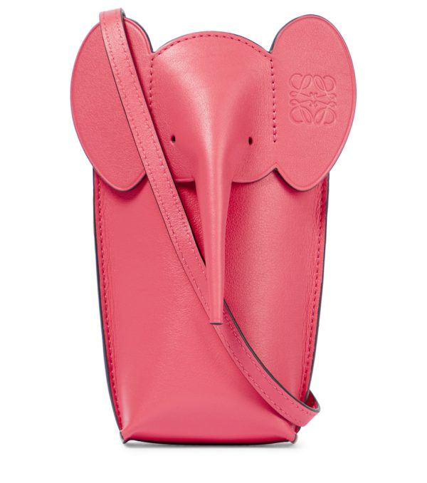 Paula's Ibiza Elephant Pocket leather crossbody bag