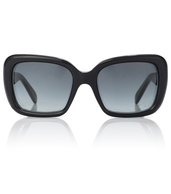 Rectangular acetate sunglasses