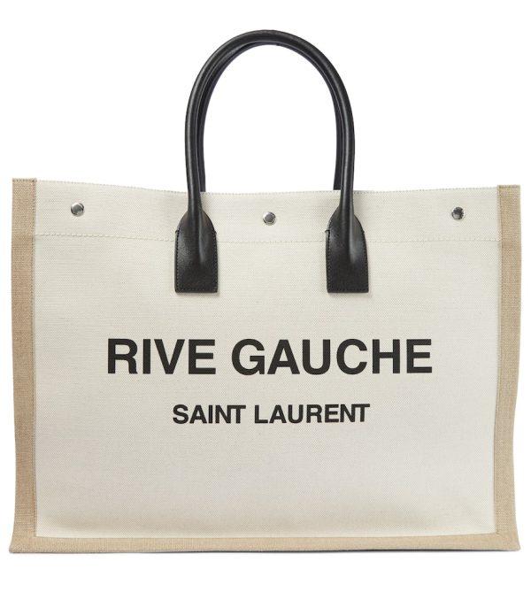 Rive Gauche canvas tote