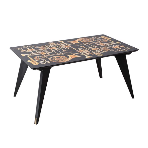 Seletti wears Toiletpaper - Toiletpaper Rectangular Dining Table - Small - Trumpets