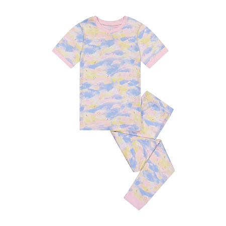 Sleep On It Little & Big Girls 2-pc. Pant Pajama Set, 12 , Pink