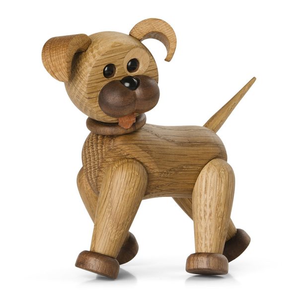 Spring Copenhagen - Happy The Dog Figurine - Red Oak