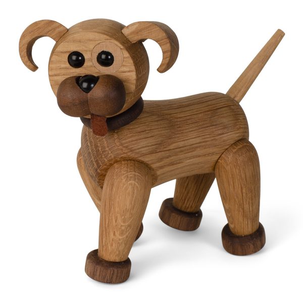 Spring Copenhagen - Woody The Dog Figurine - Oak