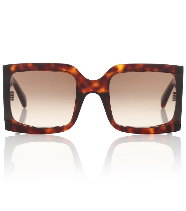 Square acetate sunglasses