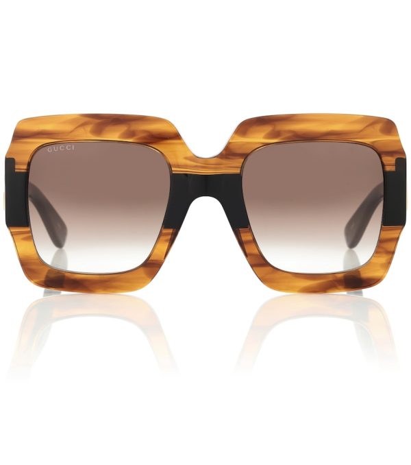 Square acetate sunglasses