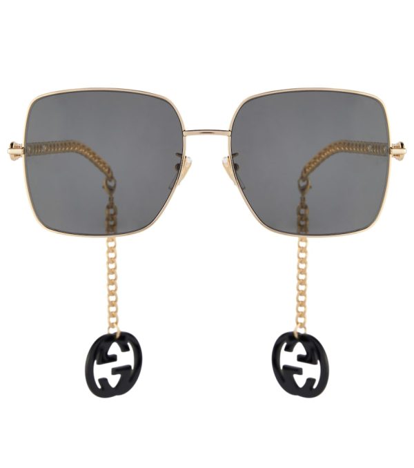 Square aviator sunglasses