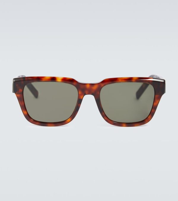 Square-frame acetate sunglasses