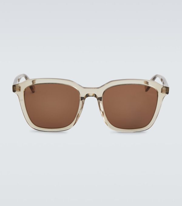 Square-frame acetate sunglasses