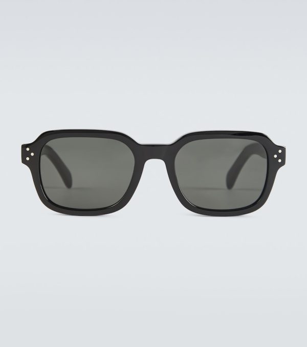 Square-frame acetate sunglasses