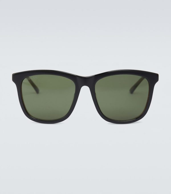 Square-frame acetate sunglasses