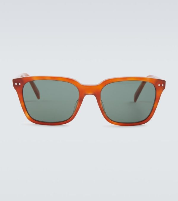 Square-frame acetate sunglasses