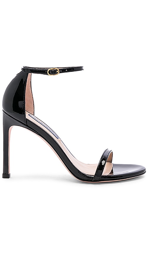 Stuart Weitzman Nudistsong Heel in Black. - size 9 (also in 10, 6, 6.5, 7, 7.5, 8, 8.5, 9.5)