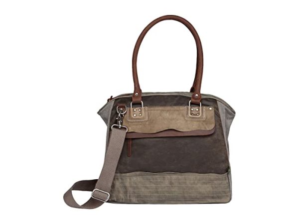 TSD Brand Tapa Canvas Satchel