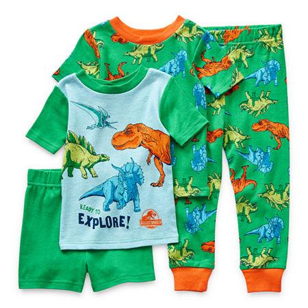 Toddler Girls 4-pc. Jurassic World Pajama Set, 2t , Green