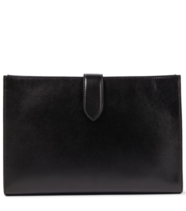 Vera leather clutch