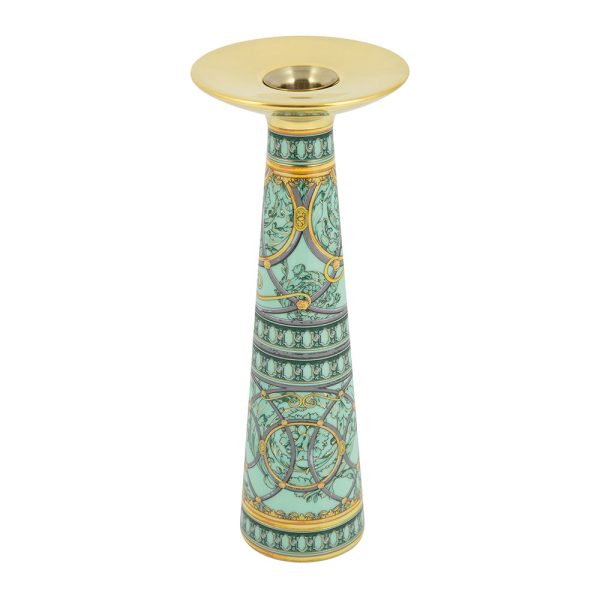 Versace Home - La Scala Del Palazzo Vase/Candle Holder - Green - Large