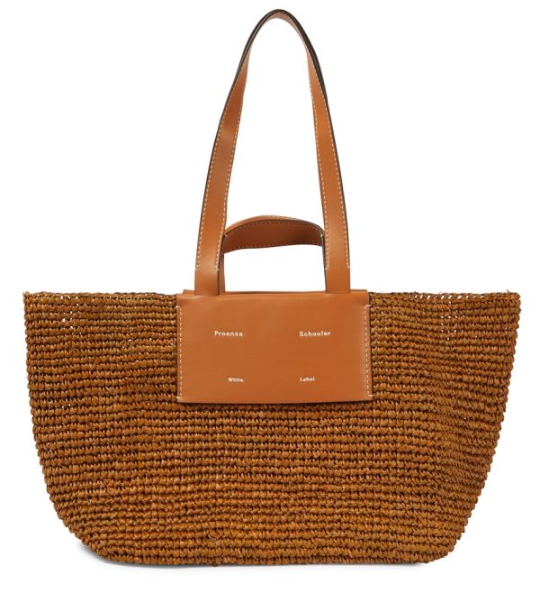 White Label Morris Large raffia tote