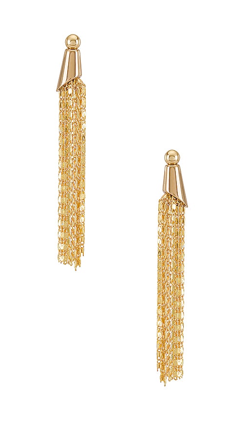 petit moments Roxy Earrings in Metallic Gold.